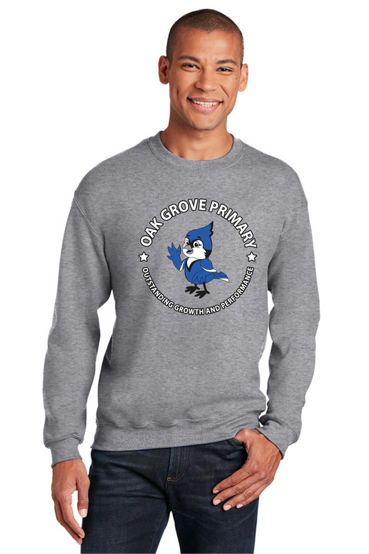 Sport Grey Adult Crewneck Sweatshirt